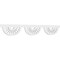 Ekena Millwork Classic Wagon Wheel Architectural Grade PVC Running Trim, 6"H x 5/8"P x 48"L RUNP06X0625X48CWW - alternate 1
